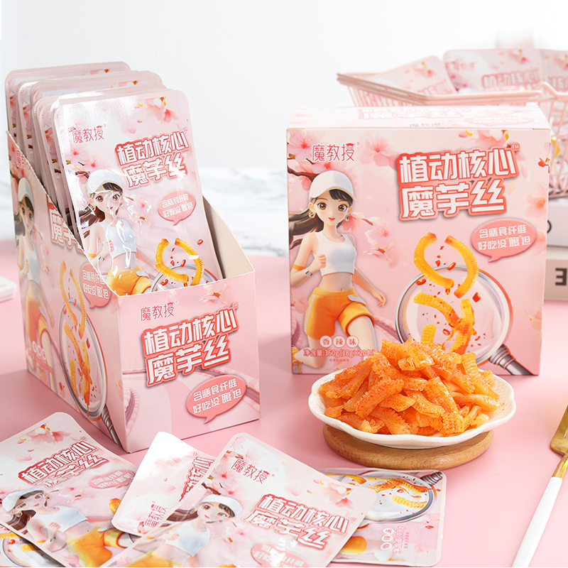 Konjac Snack Latiao Spicy Flavor box
