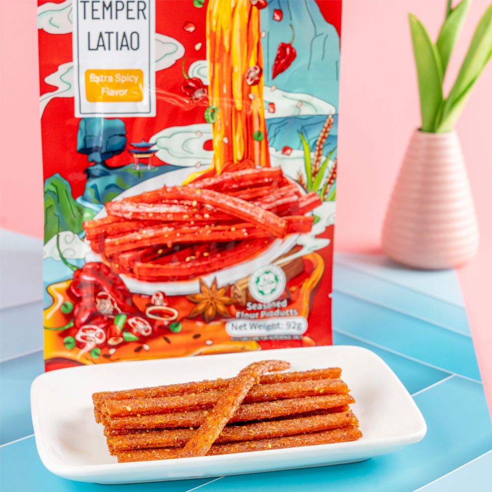 Premium raw materials for extra spicy latiao - high-gluten wheat flour, Sichuan pepper, first-grade rapeseed oil