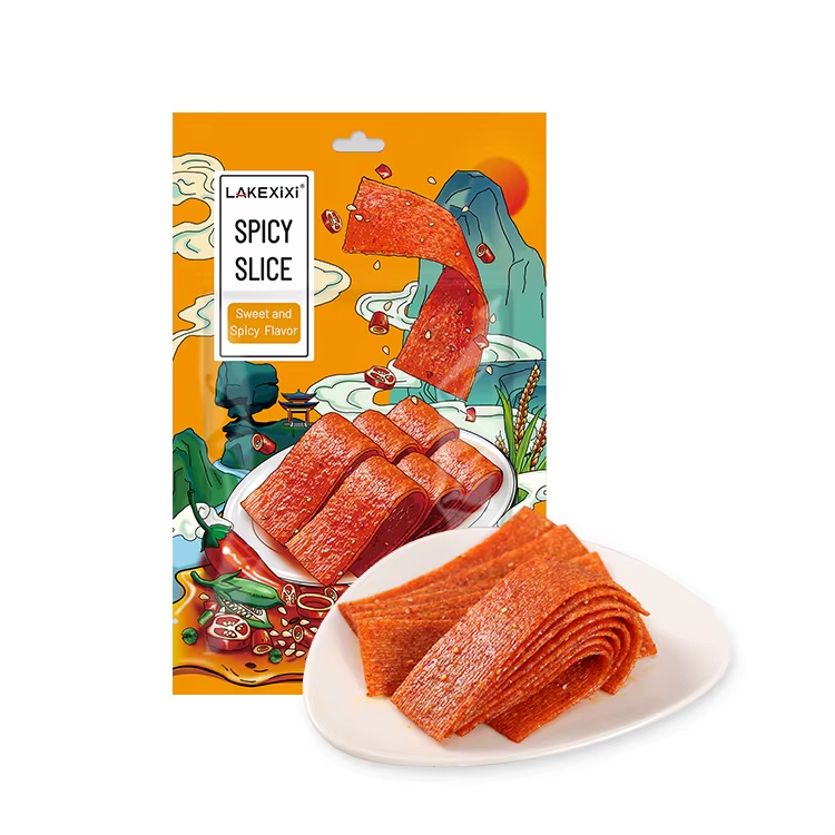 92g Traditional Sweet Spicy Slice - HALAL ISO22000, non-fried vacuum packaging, Sweet Spicy OEM snack