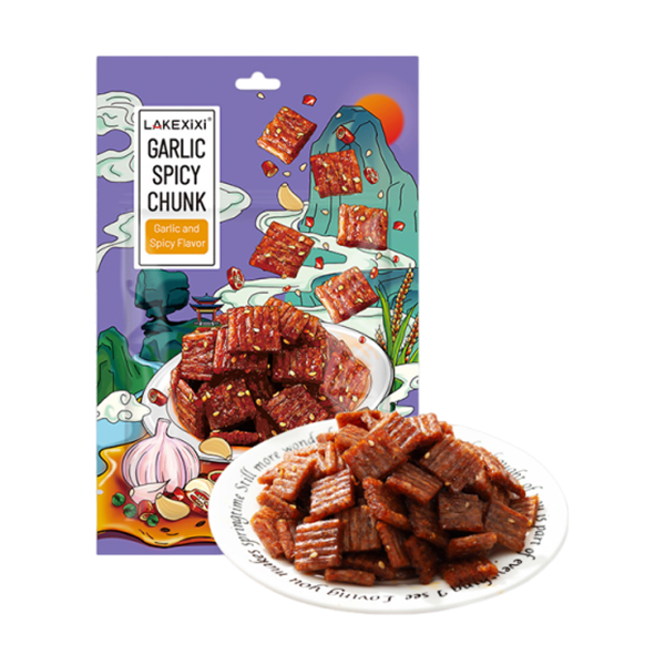 GARLIC SPICY CHUNK 92g — GARLIC & SPICY FLAVOR